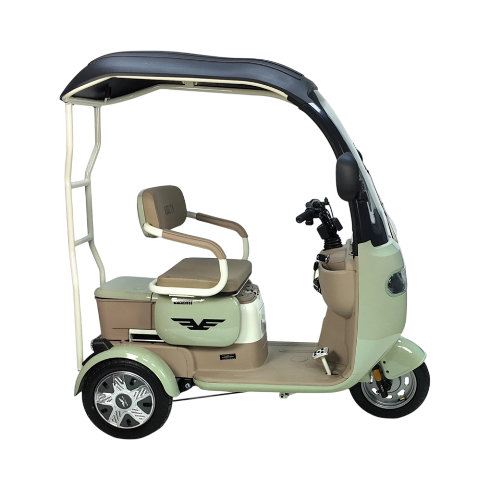 VM2 Üç Tekerlekli Elektrikli Motosiklet Yeşil