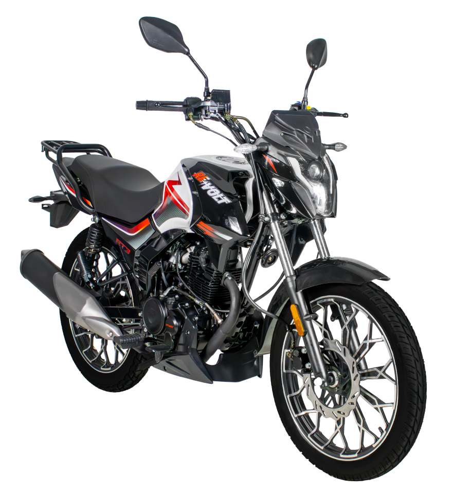 RT3 Benzinli Motosiklet Siyah