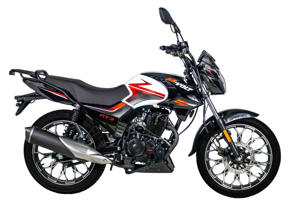 RT3 Benzinli Motosiklet Siyah