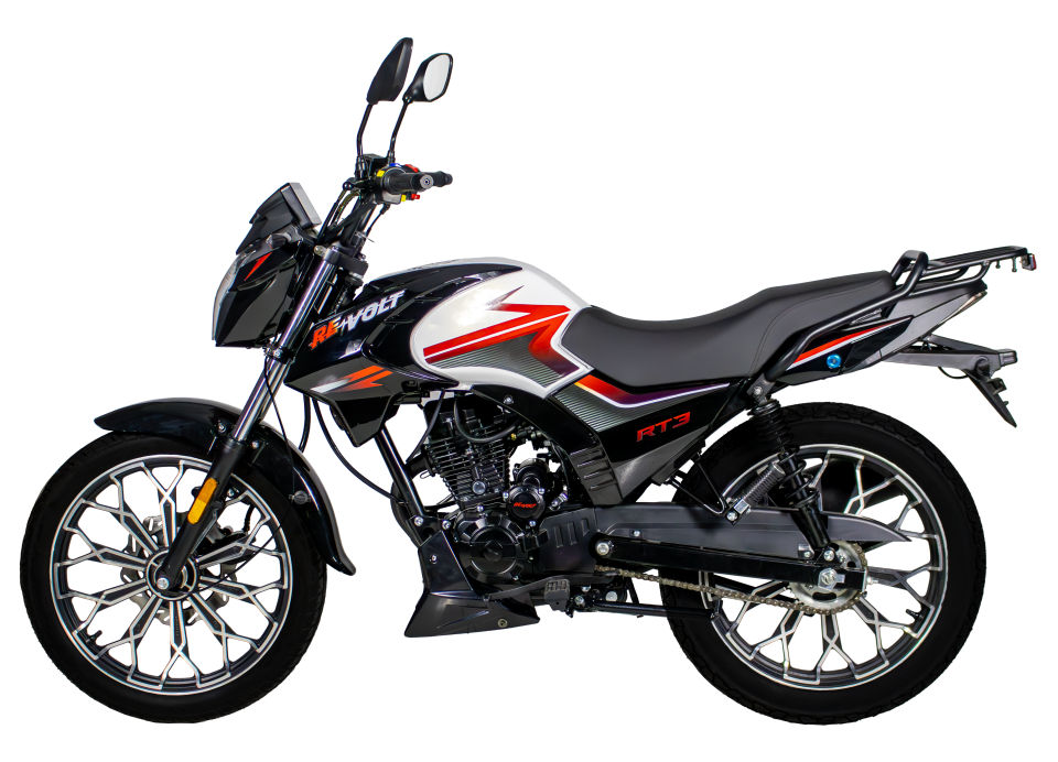 RT3 Benzinli Motosiklet Siyah