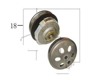 APX7:Rear variator (200 CC)