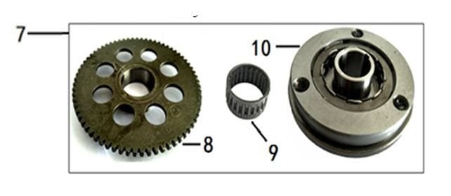 APX7:Starter clutch assembly (200 CC)