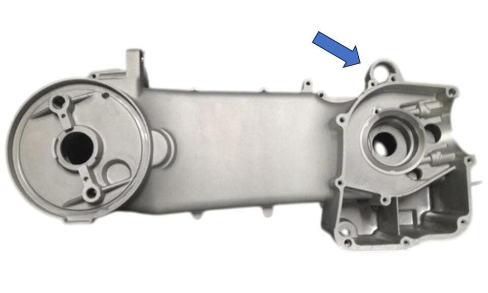 MOTOR GÖVDESİ SOL (170 CC) (Üstten Bağlantılı Olan)