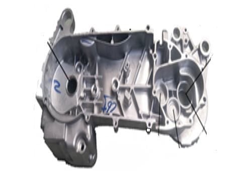 ENGINE BODY LEFT (125 CC SCT)