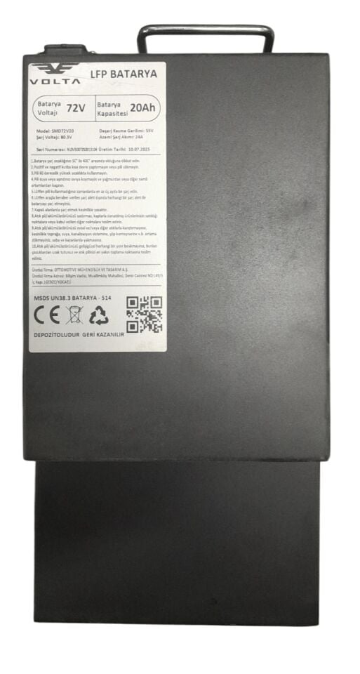 LİTYUM 72V 20AH BATARYA SE03 MAX